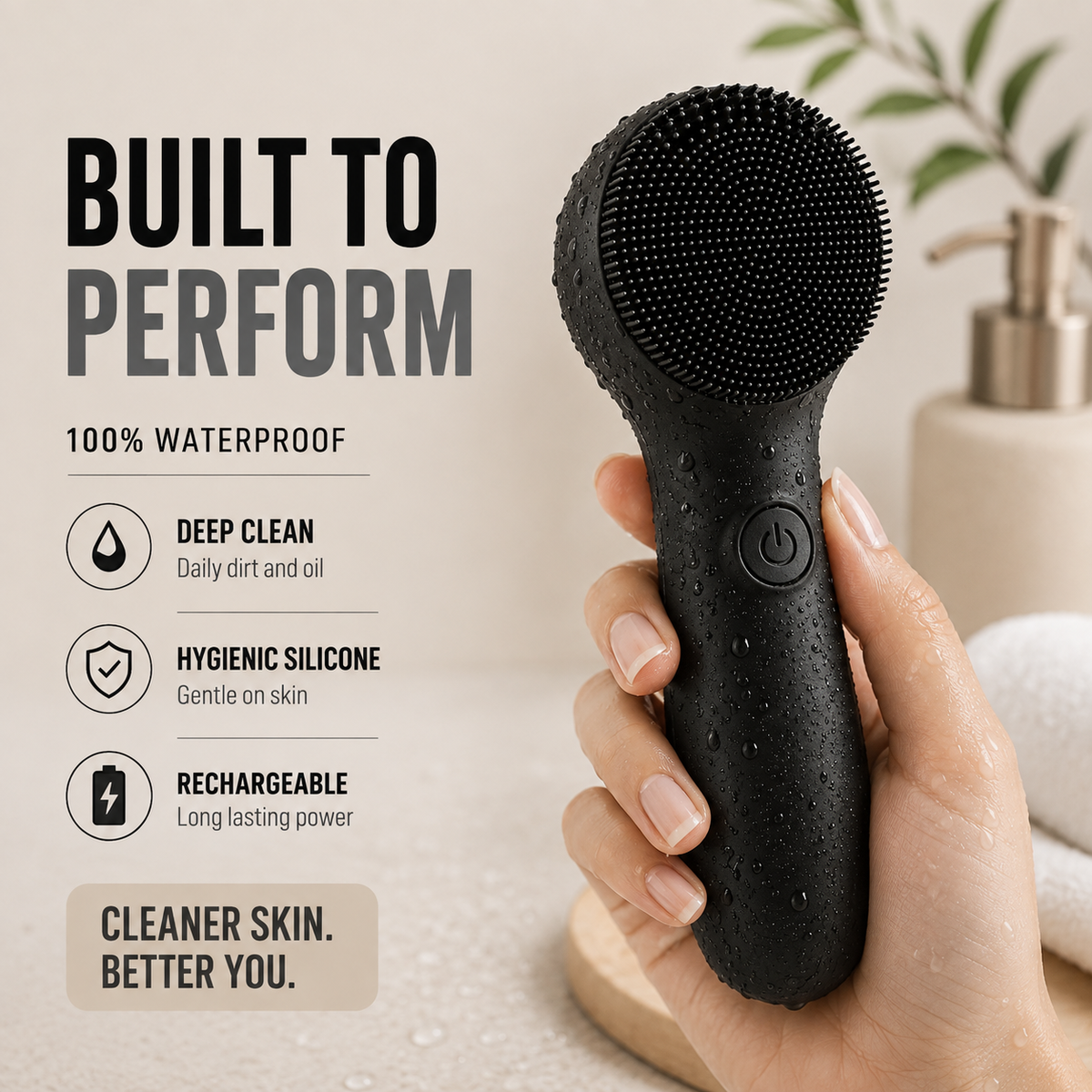Electric Facial Cleansing Brush
