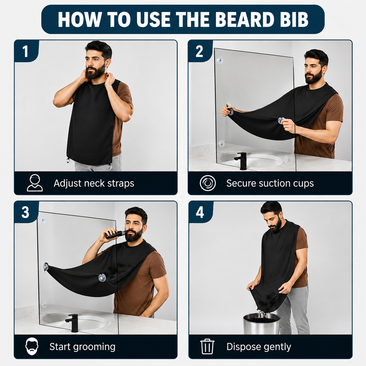 Men's Beard Shaving Apron